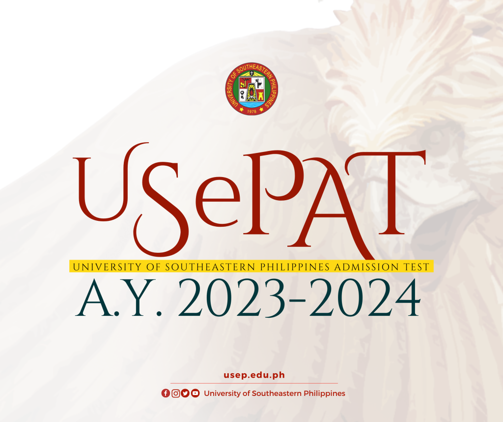 USeP Admission Test (USePAT) for Academic Year 2023-2024