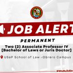 USeP Job Hiring! USeP is in need of two (2) teaching personnel for Obrero Campus