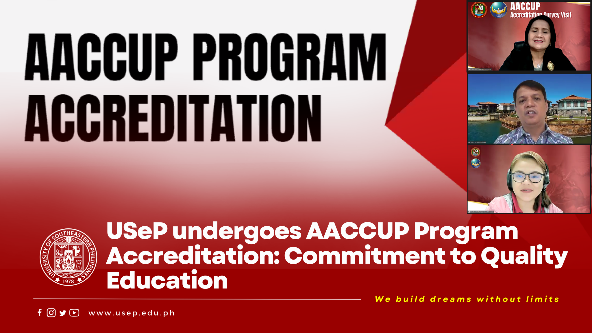 USeP undergoes AACCUP Program Accreditation: Commitment to Quality Education