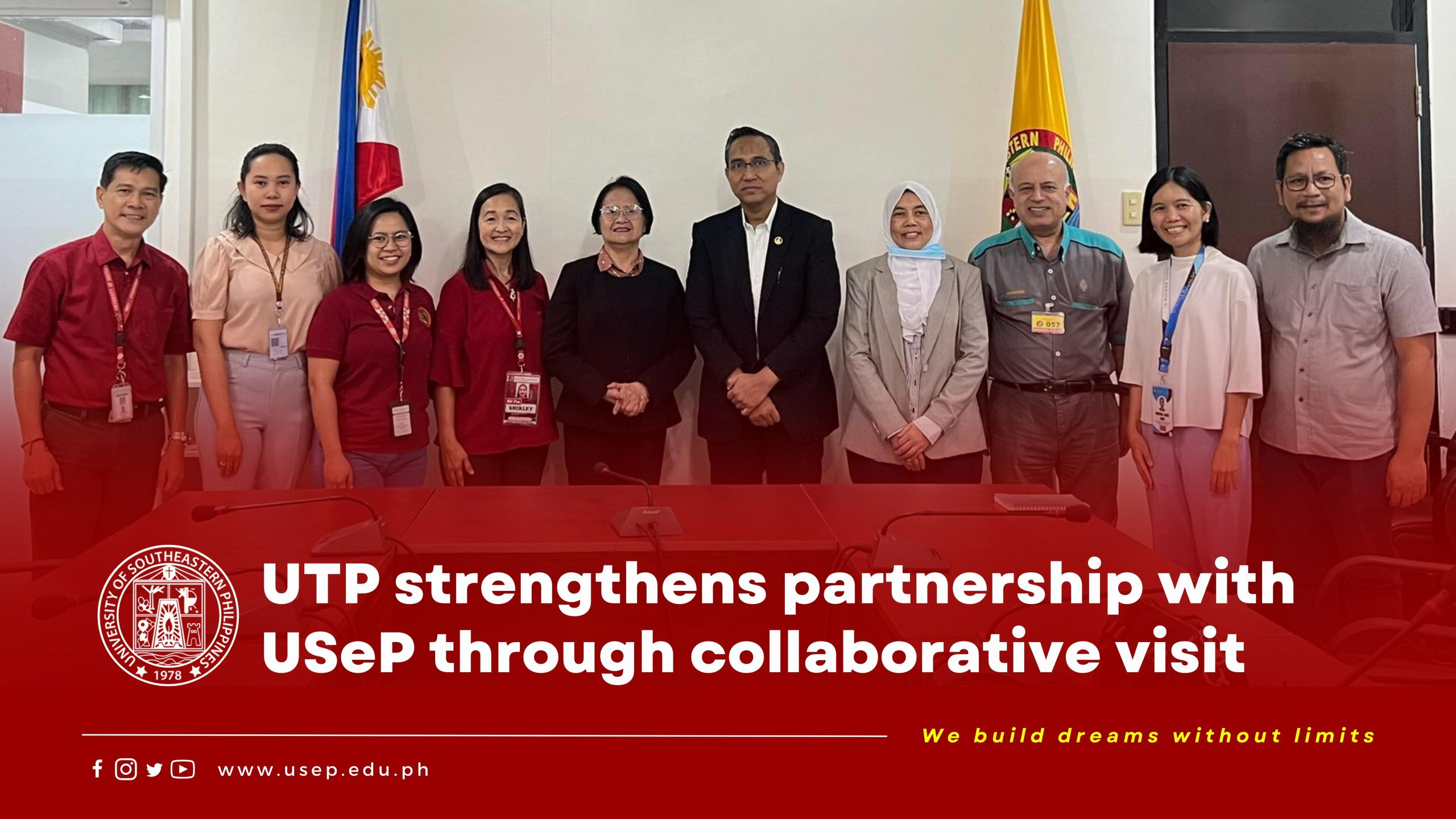 UTP strengthens partnership with USeP through collaborative visit