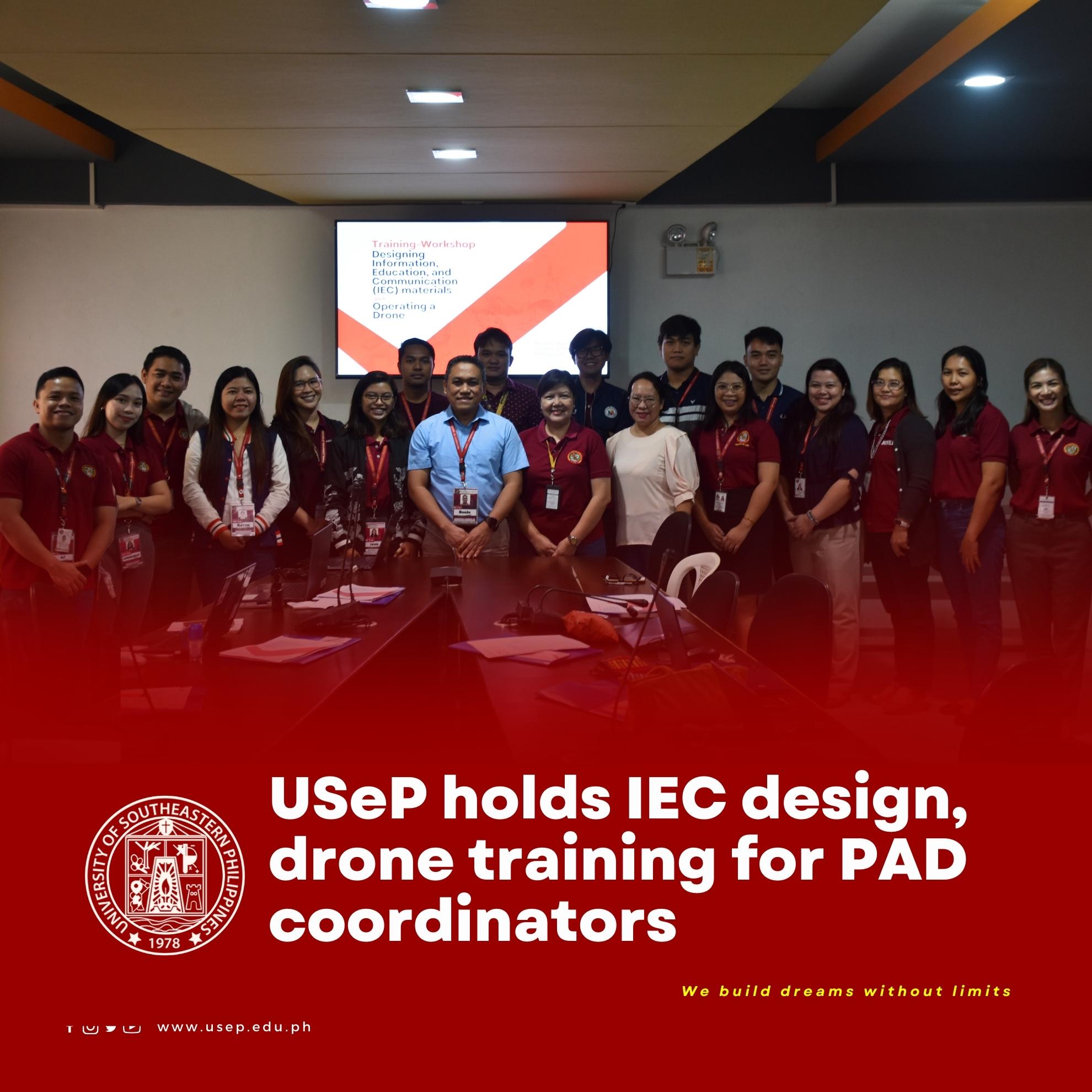 USeP holds IEC design, drone training for PAD coordinators