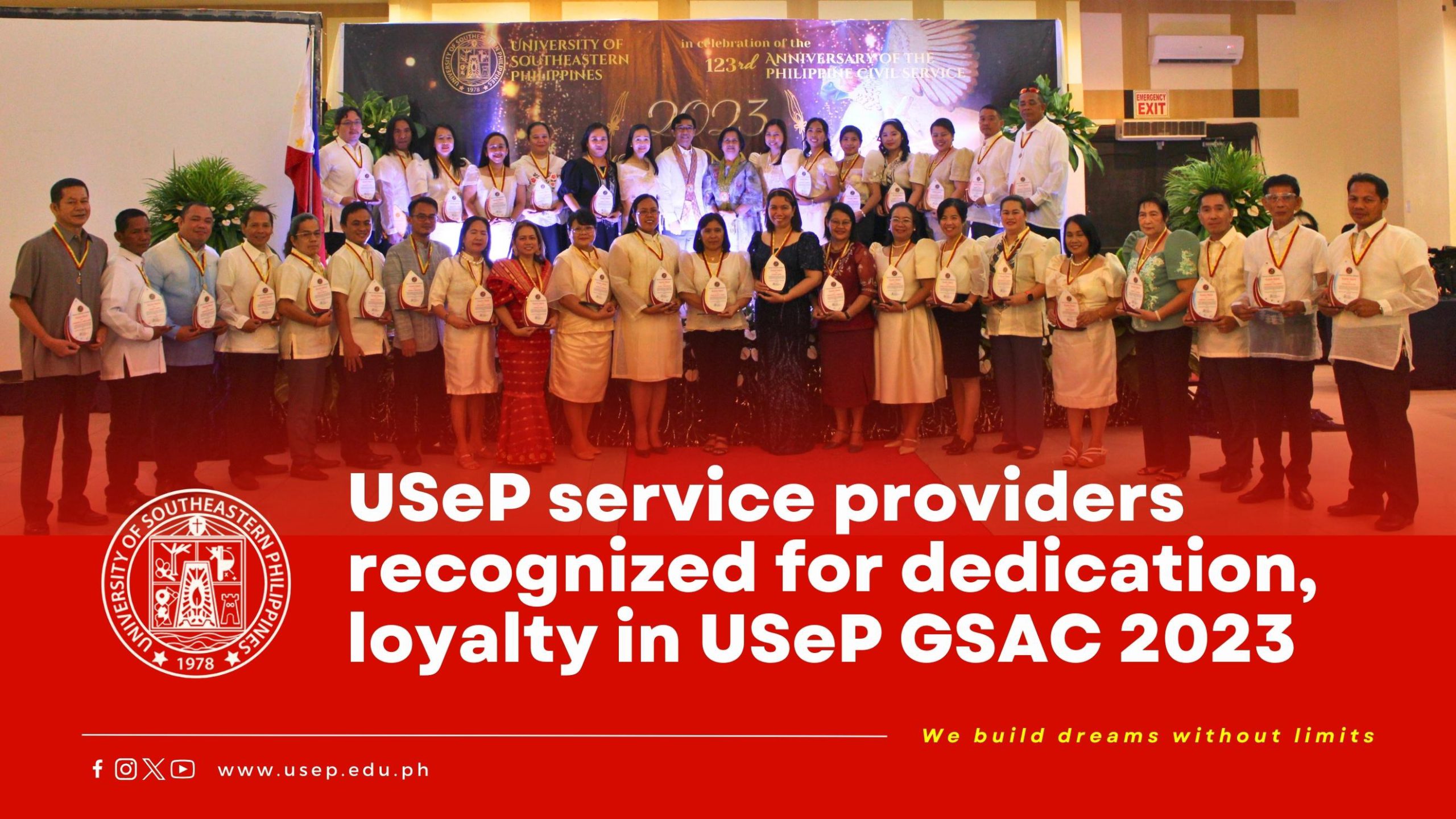 USeP service providers recognized for dedication, loyalty in USeP GSAC 2023