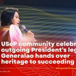 USeP community celebrates outgoing President’s legacy; Generalao hands over heritage to succeeding prexy