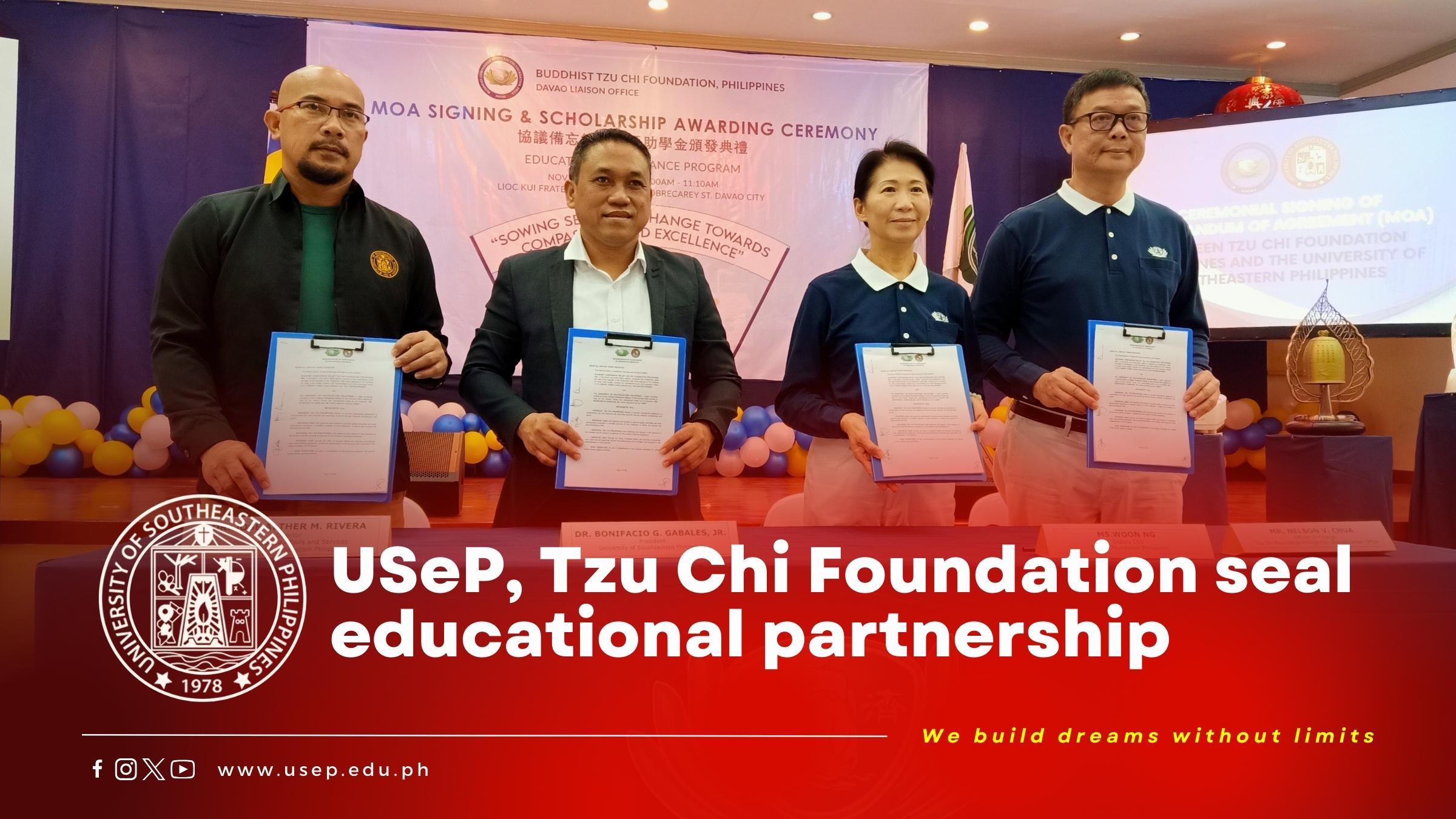 USeP, Tzu Chi Foundation seal educational partnership