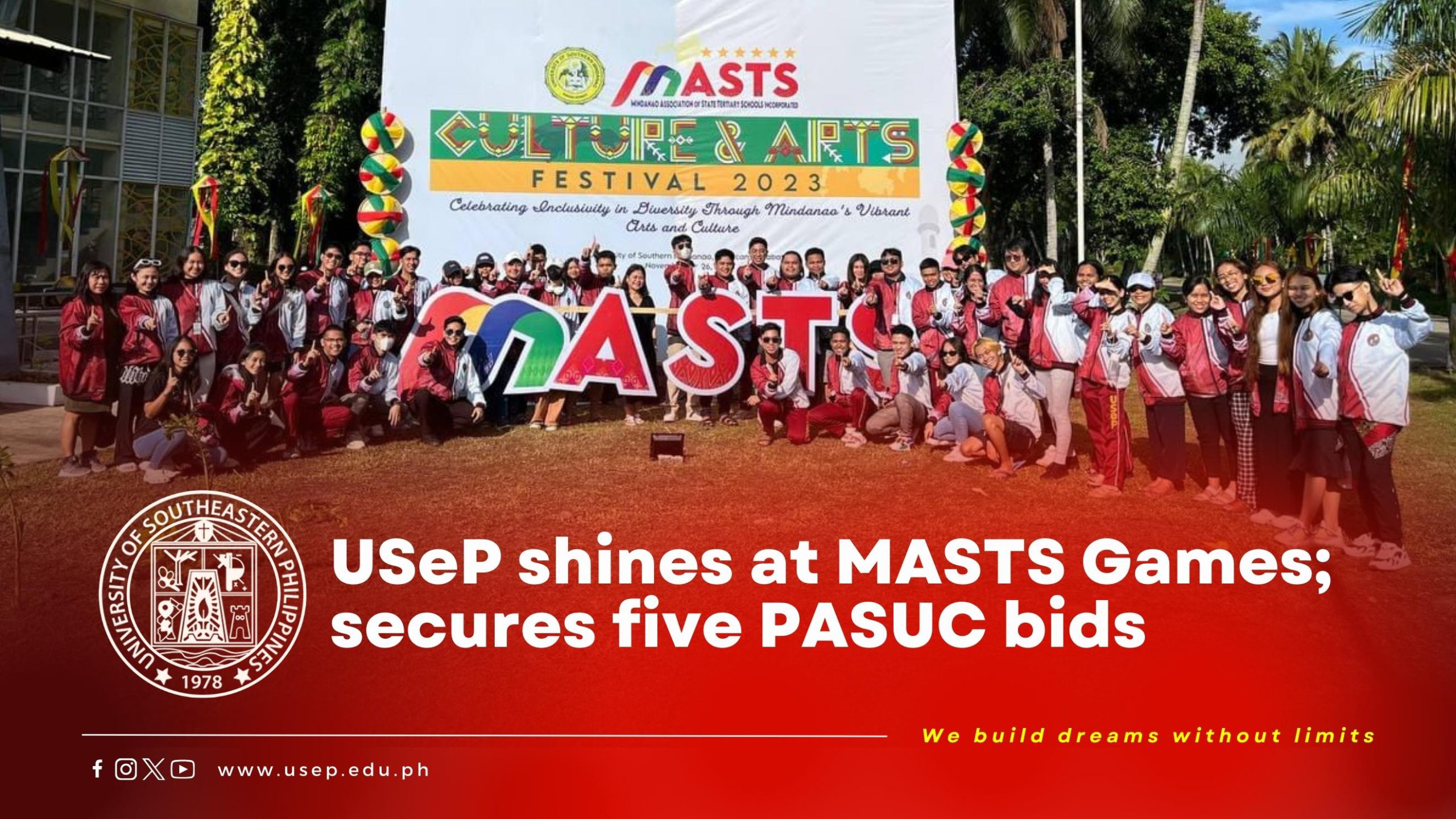 USeP shines at MASTS Games; secures five PASUC bids