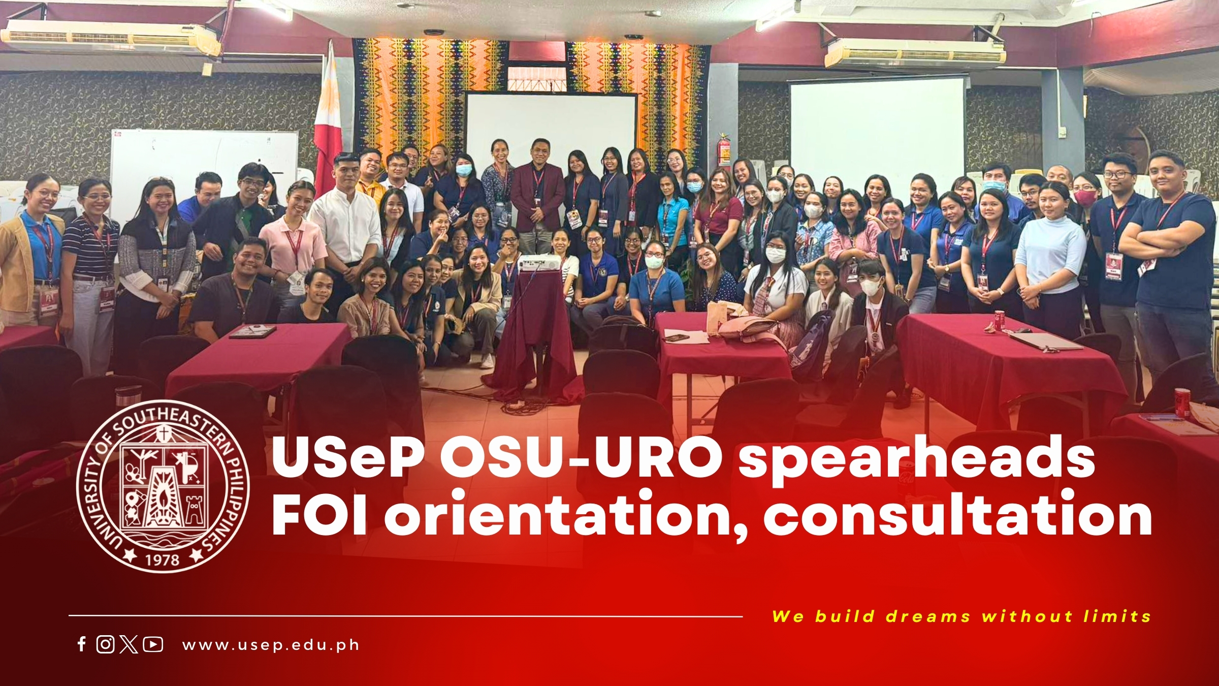 USeP OSU-URO spearheads FOI orientation, consultation