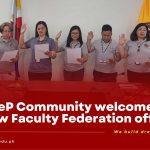USeP Community welcomes new Faculty Federation officers