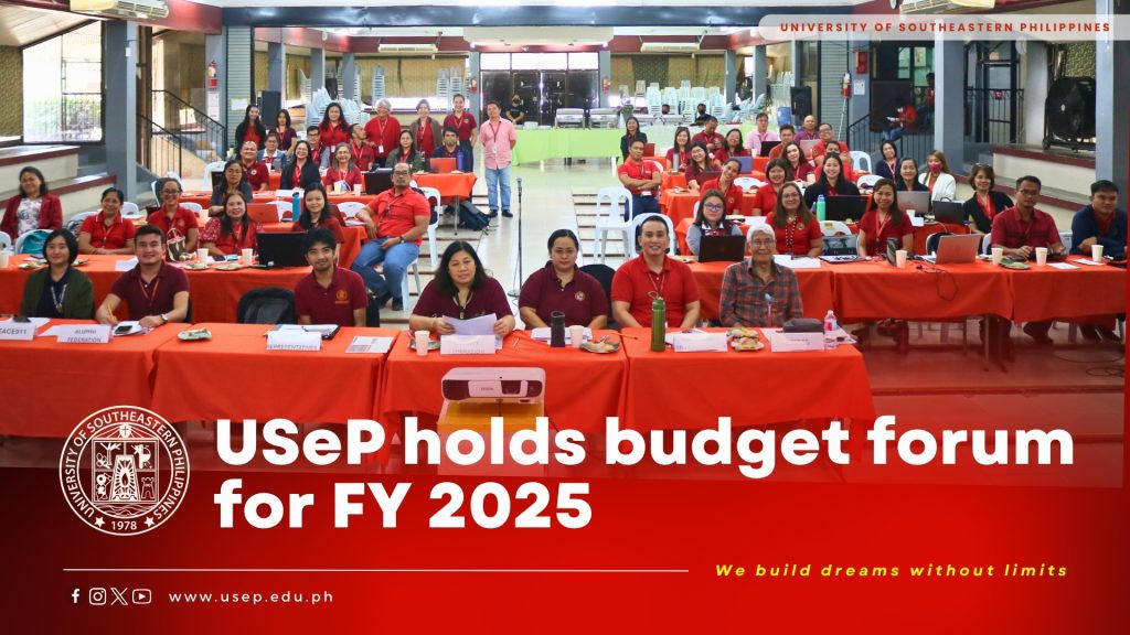 USeP holds budget forum for FY 2025