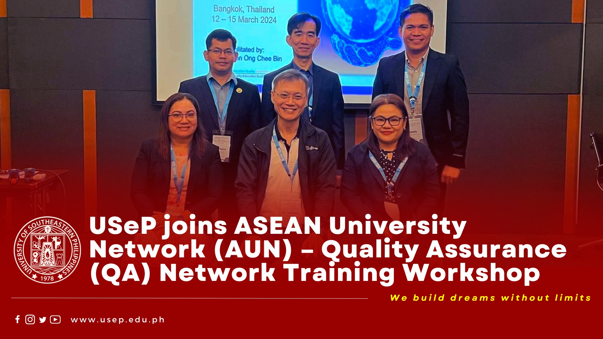 USeP joins ASEAN University Network (AUN) – Quality Assurance (QA) Network Training Workshop