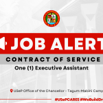 USeP Job Hiring! USeP is in need of one (1) non-teaching personnel for the Office of the Chancellor – Tagum-Mabini Campus