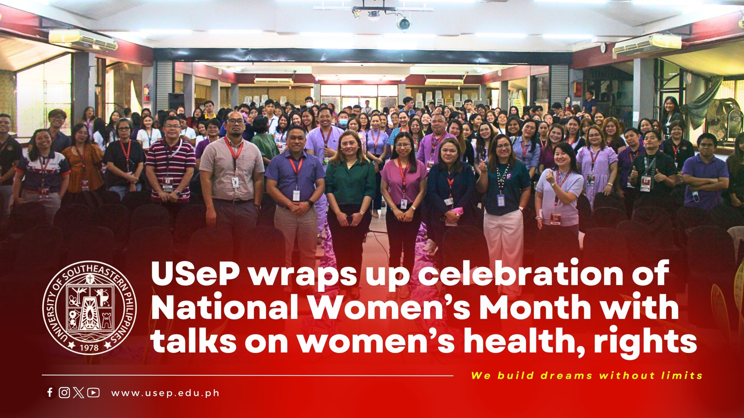 USeP wraps up celebration of National Women’s Month with talks on women’s health, rights