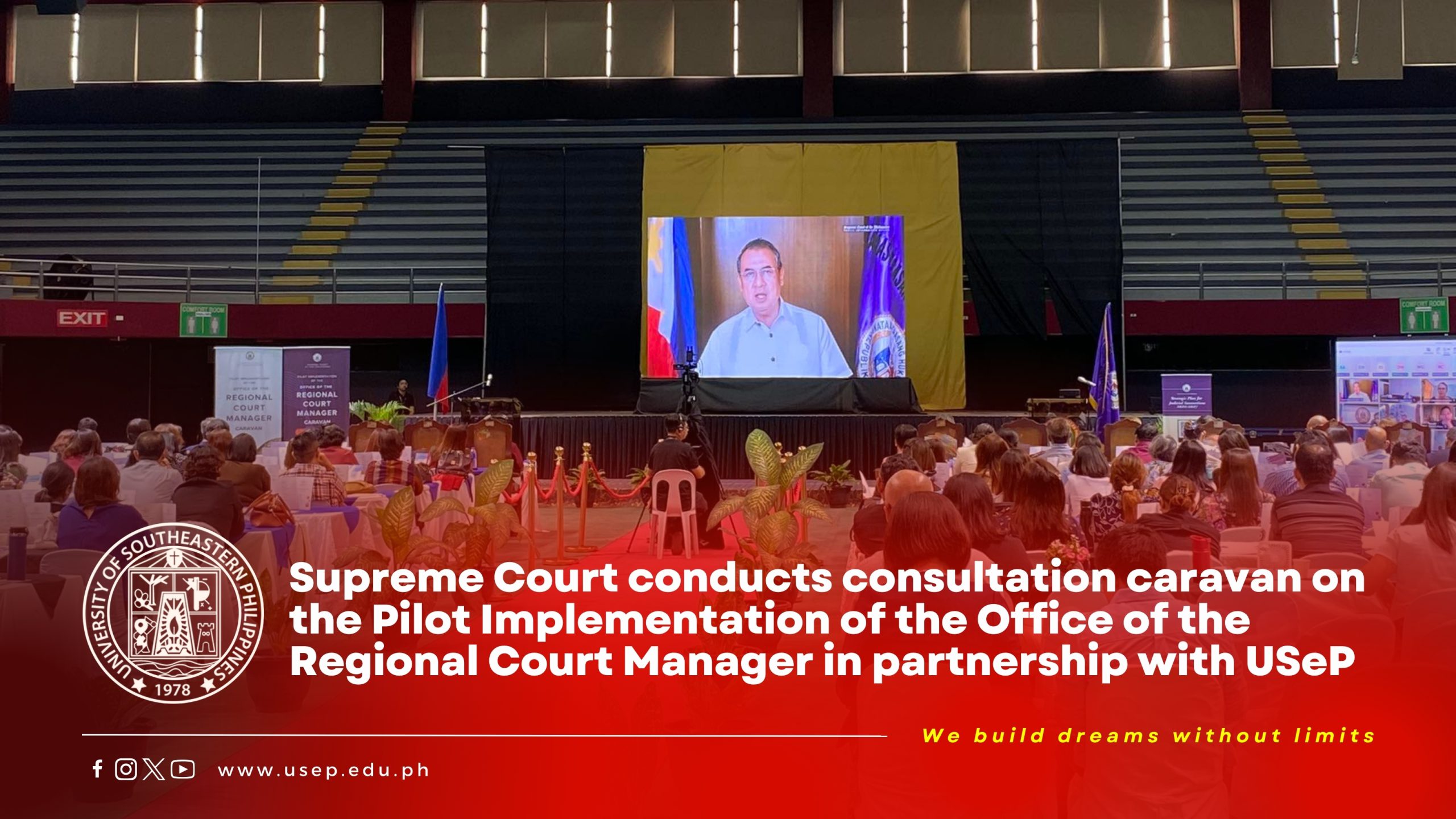 Supreme Court conducts consultation caravan on the Pilot Implementation of the Office of the Regional Court Manager in partnership with USeP