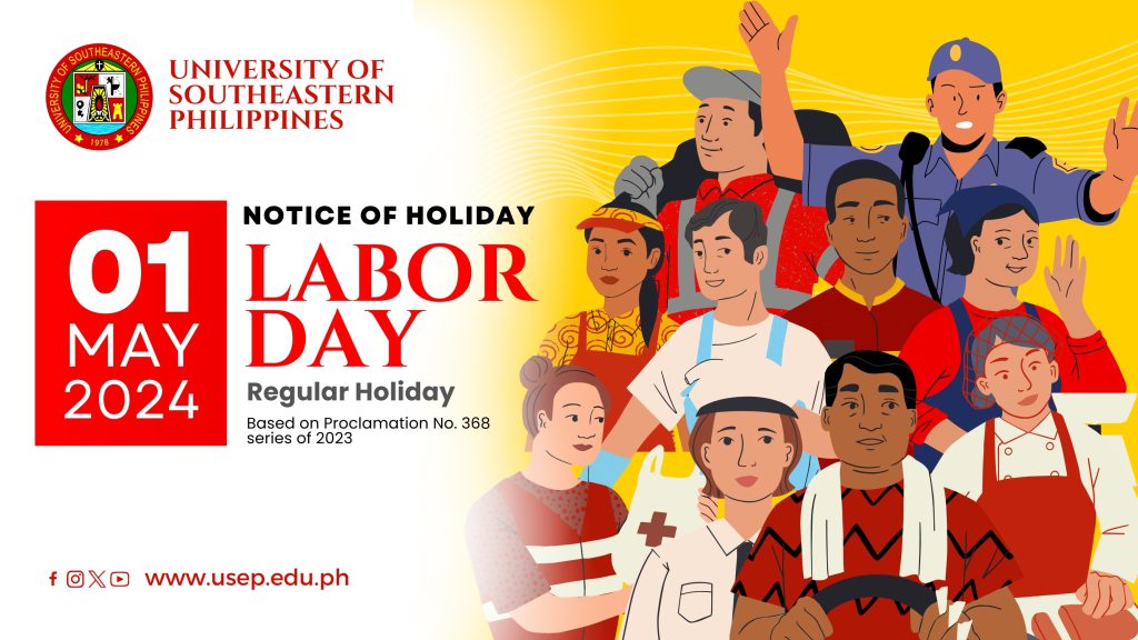 NOTICE OF HOLIDAY: Labor Day