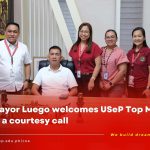 Mayor Luego welcomes USeP Top Management in a courtesy call