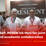 USeP, PCDEB ink MoU for joint research and academic collaboration