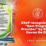 USeP recognized as “Best Program Provider” by EPAHP Davao De Oro