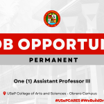 USeP Job Hiring! USeP is in need of one (1) teaching personnel for the College of Arts and Sciences (CAS) – Obrero Campus