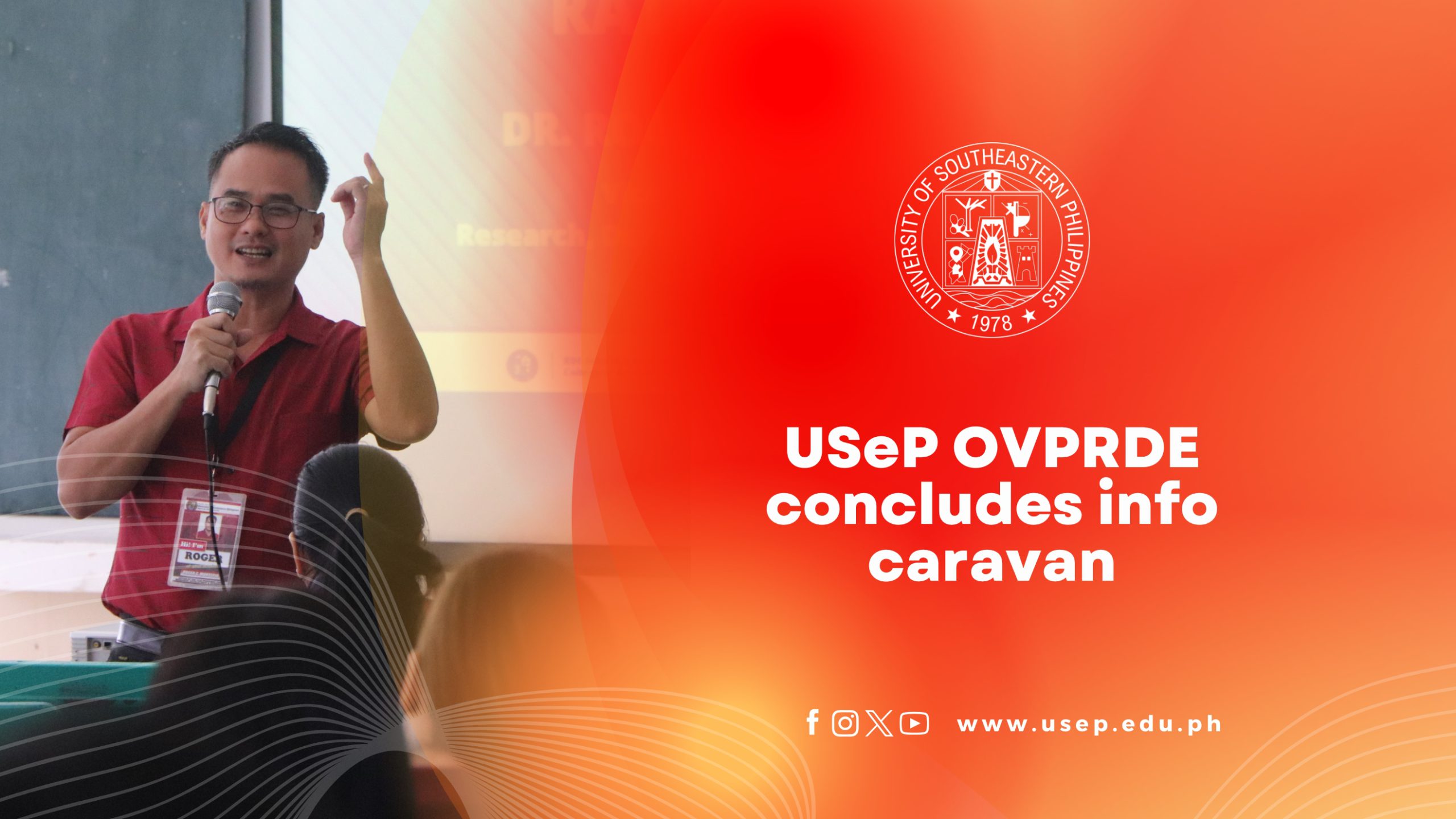 USeP OVPRDE concludes info caravan