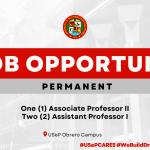 USeP Job Hiring! USeP is in need of three (3) teaching personnel for Obrero Campus