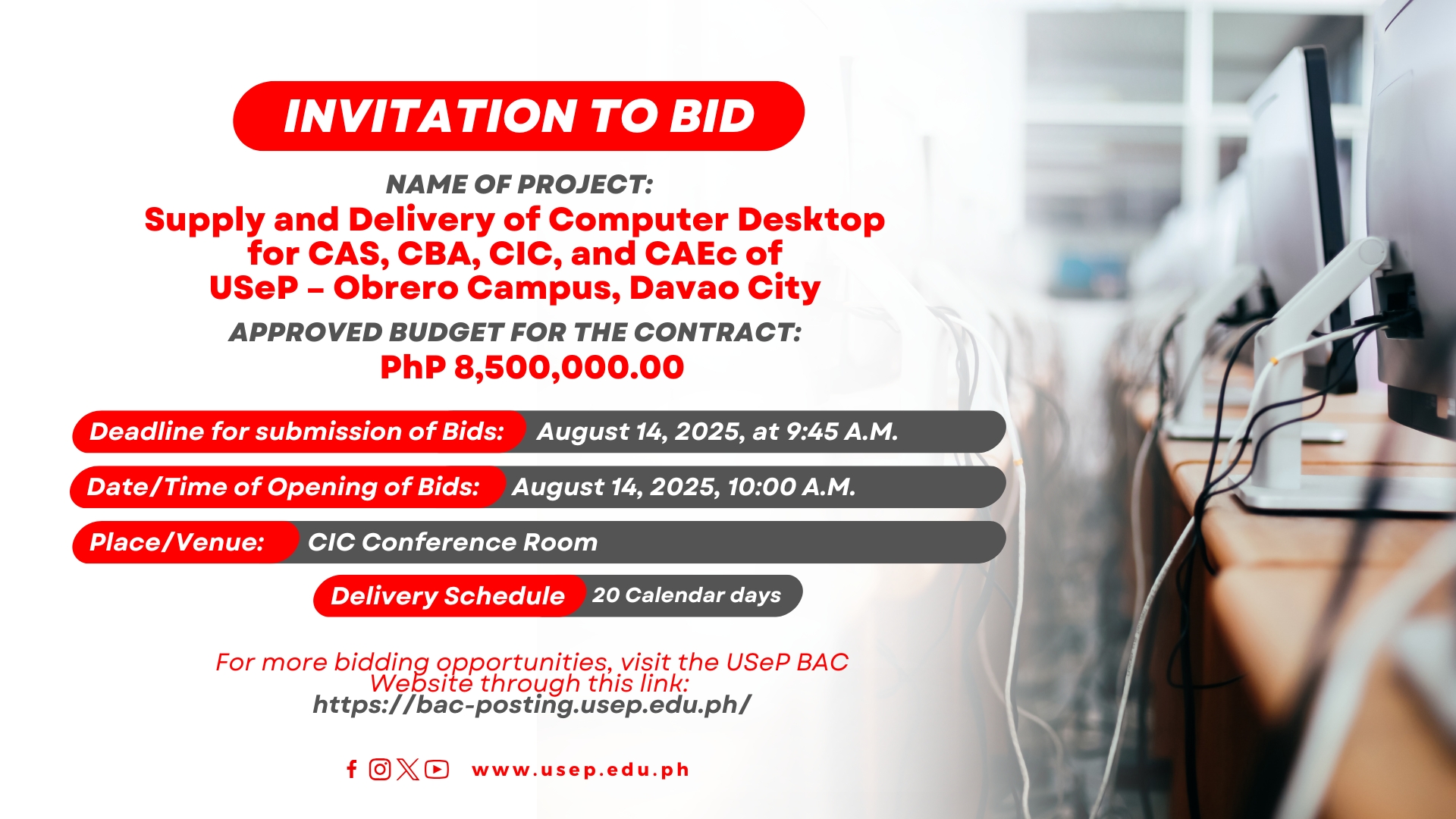 [INVITATION TO BID]