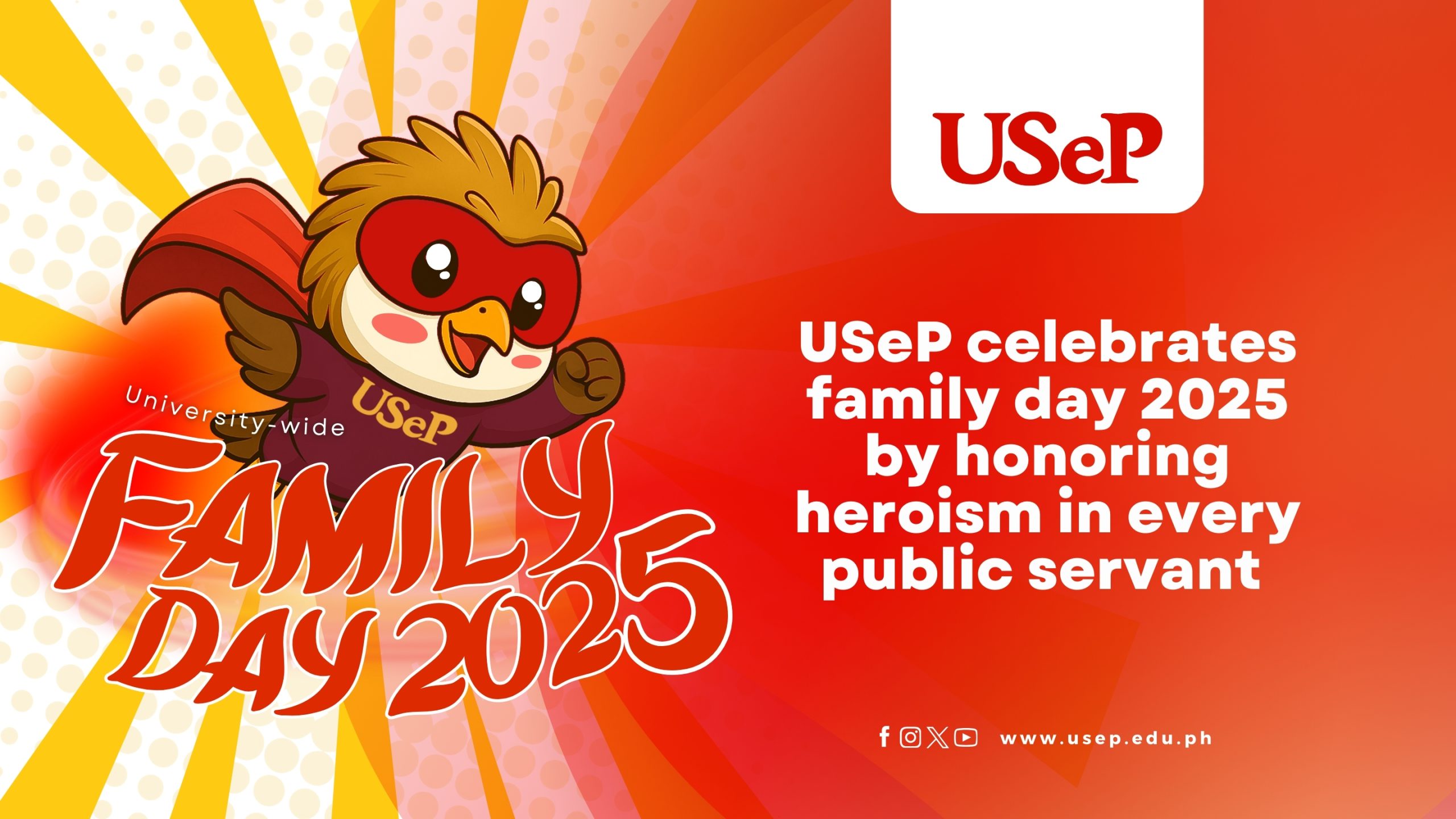 USeP celebrates family day 2025 by honoring heroism in every public servant