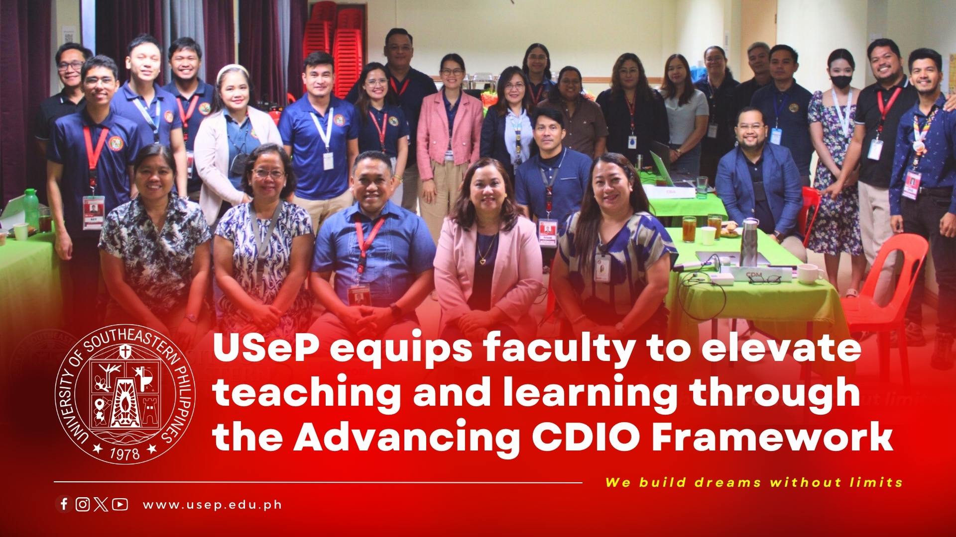 USeP equips faculty to elevate teaching and learning through the Advancing CDIO Framework