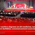 USeP confers degrees on 65 medicine, law students at joint SoM&SoL commencement exercises