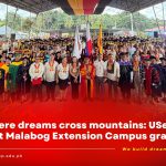 Where dreams cross mountains: USeP honors first Malabog Extension Campus graduates